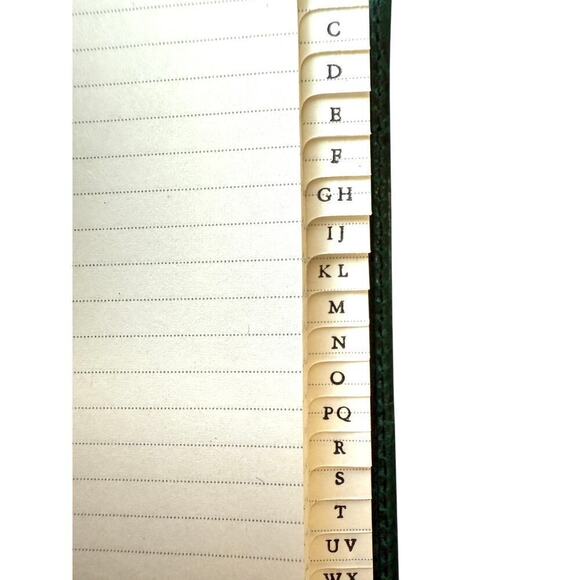 VTG NOS Furla made in Italy Small Green Crocodile  Address Book Extremely Rare - Picture 5 of 5